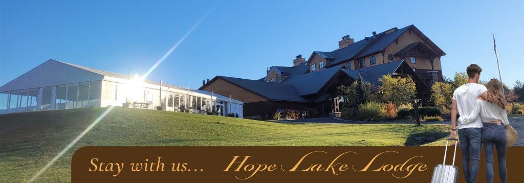 Hope Lake Lodge. Stay with us.