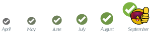 Make payments until September