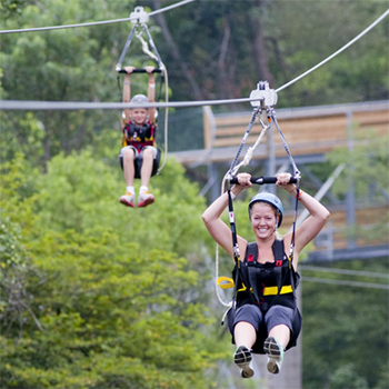 Ziplines at Greek Peak