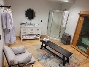 Spa lockerroom