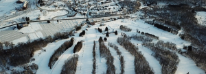 Aerial shot.