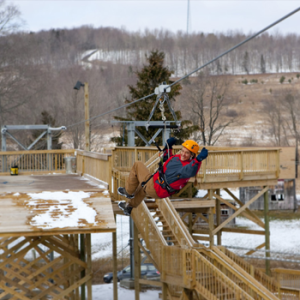 Ziplines at Greek Peak
