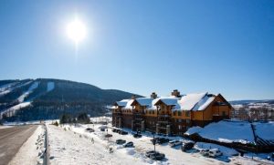 Panoramic view of Hope Lake Lodge