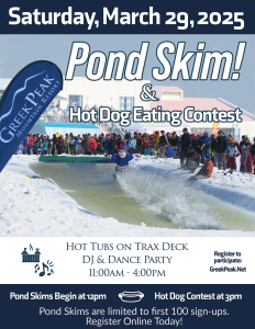 Pond Skim event this Saturday!