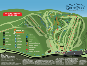 Bike Park Map 2025